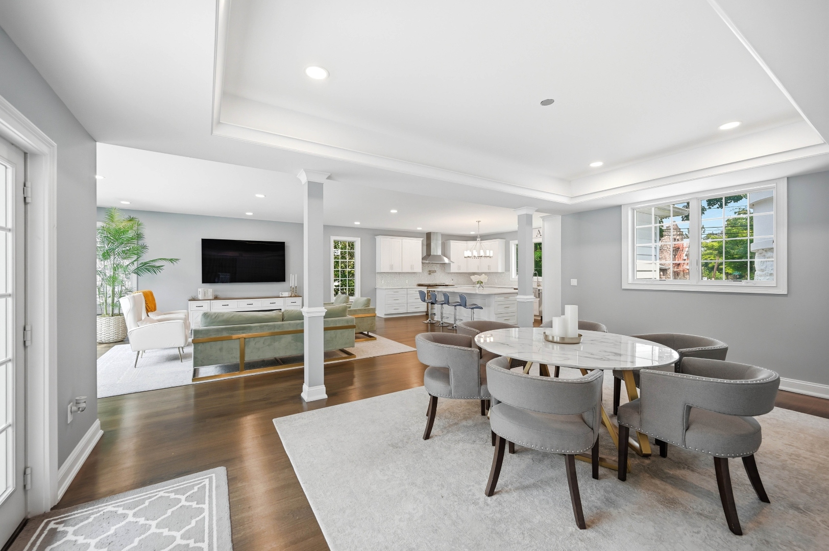 Dining room detail at 189 Highfield Lane, Nutley