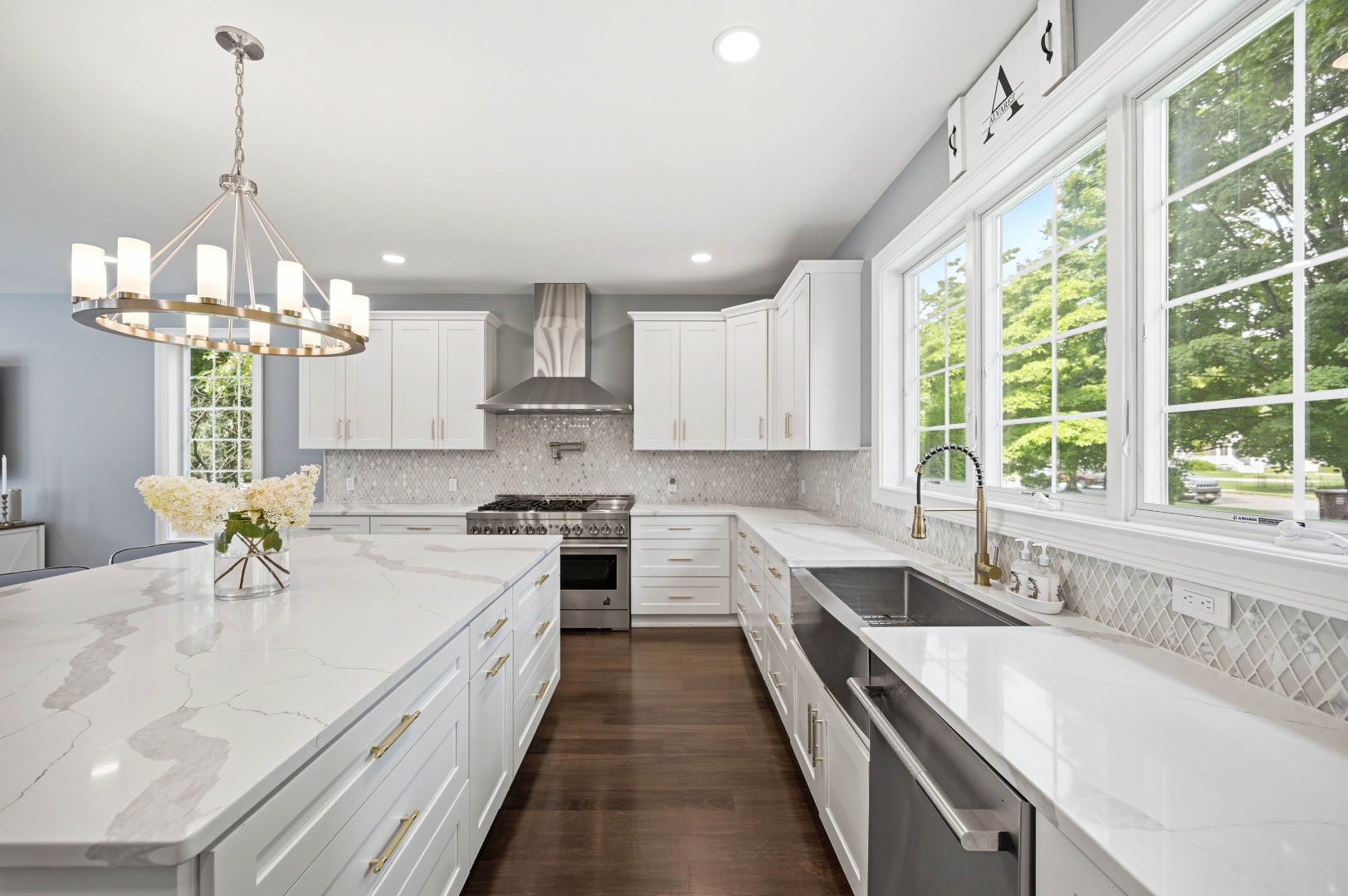 Kitchen view at 189 Highfield Lane, Nutley